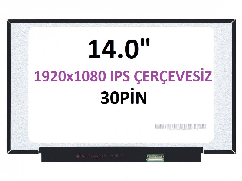 Lenovo IdeaPad 5 82FE00K8TX 14’’ Ekran 30 Pin Slim Led Panel IPS