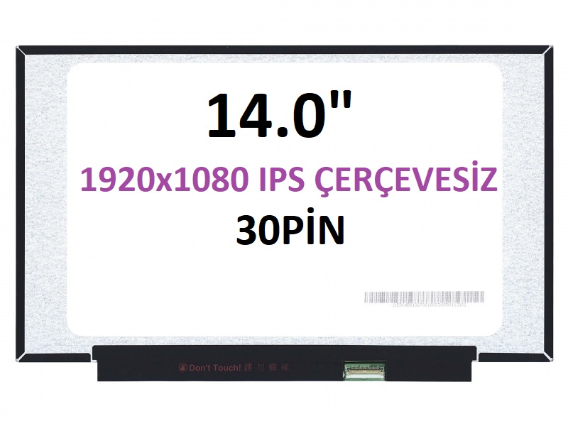 Hp 4H0V1EA Uyumlu 14’’ 30 Pin Vidasız Ekran Panel IPS 1080p