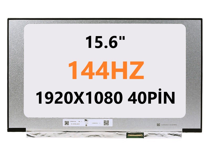 Dell G15 5510 MJMF0 15.6’’ Ekran 40 Pin Slim Led Panel (144HZ)