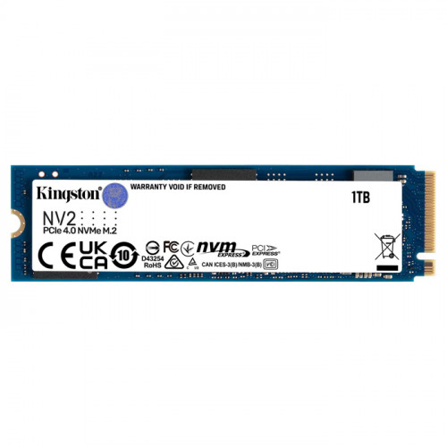 KINGSTON NV2 1TB 3500MB/2100MBS NVME PCIE M2 SSD SNV2S/1000G