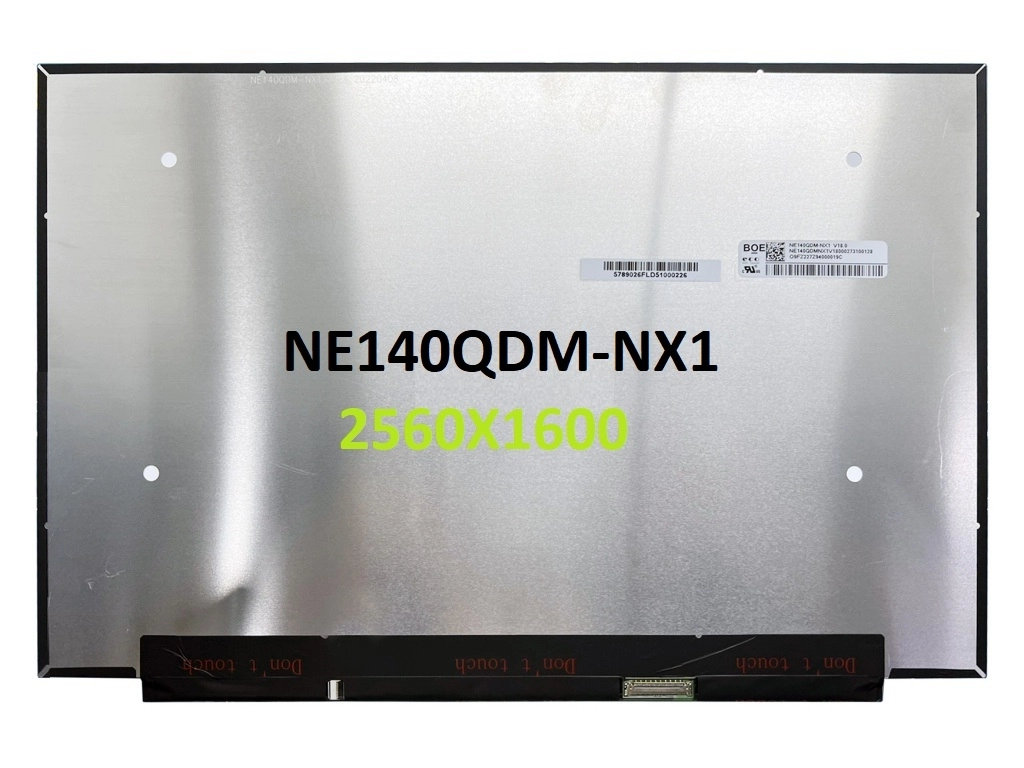 NE140QDM-NX1 UYUMLU 14.0 İNÇ 40 PİN SLİM LED LAPTOP EKRANI PANEL (2560X1600 2.5K QHD IPS)