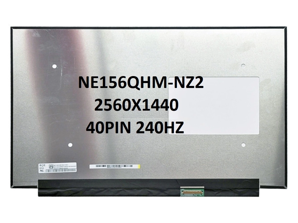 NE156QHM-NZ2 UYUMLU 15.6 İNÇ 40 PİN 165HZ SLİM LED LAPTOP EKRANI PANEL (2560X1440 2K QHD IPS)