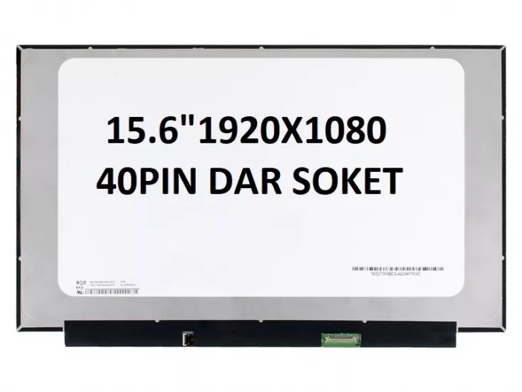 BOE NE156FHM-NZ3 15.6 40Pin Dar Soket 300Hz  Ekran
