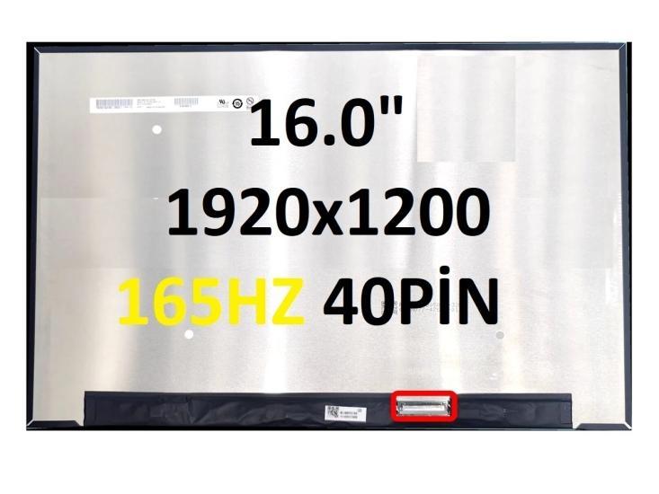 N160JME-GTK 16.0’’ Slim Led 40Pin 165HZ Ekran