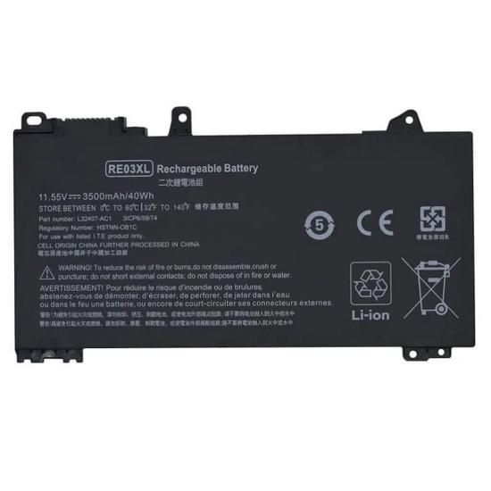 HP RE03XL ProBook 450 G6 450 G7 430 G6 Batarya
