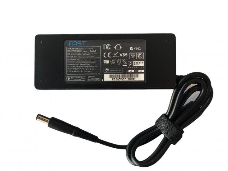 Dell Notebook Adaptörü 19.5v 4.62A 90WATT  7.4*5.0mm Pinli 