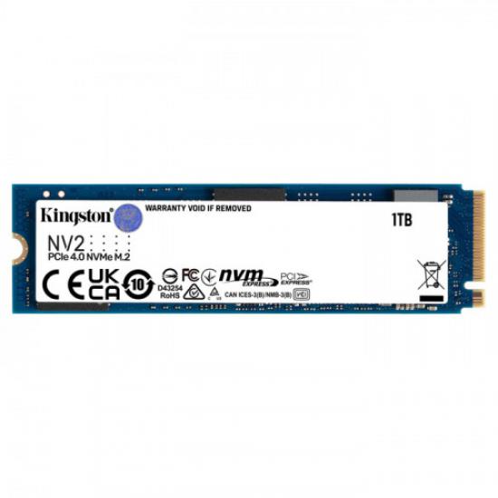 KINGSTON NV2 1TB 3500MB/2100MBS NVME PCIE M2 SSD SNV2S/1000G