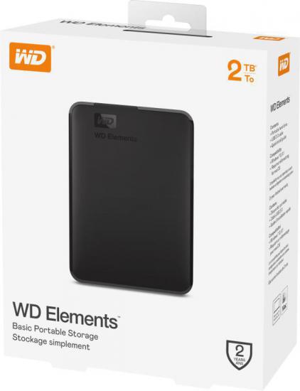 WD Elements 2TB USB 3.0 2.5’’ Taşınabilir Disk (WDBU6Y0020BBK-WESN)